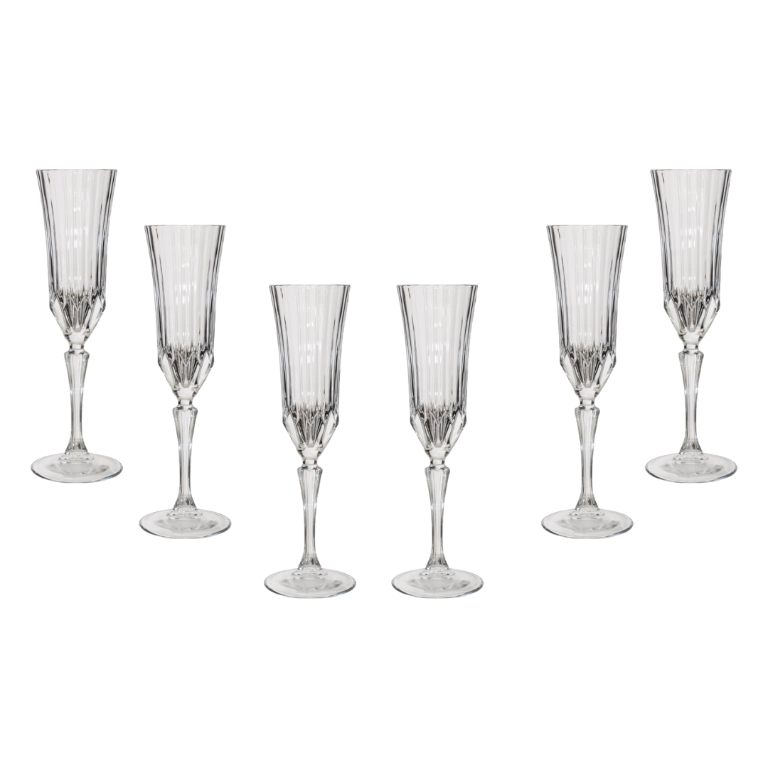 Luxury Crystal Champagne Flute Set