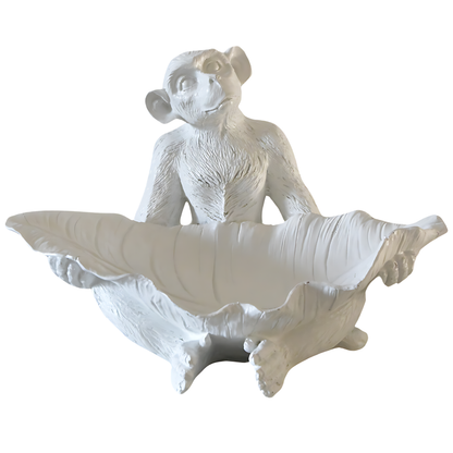 Komuta Monkey with Leaf Bowl