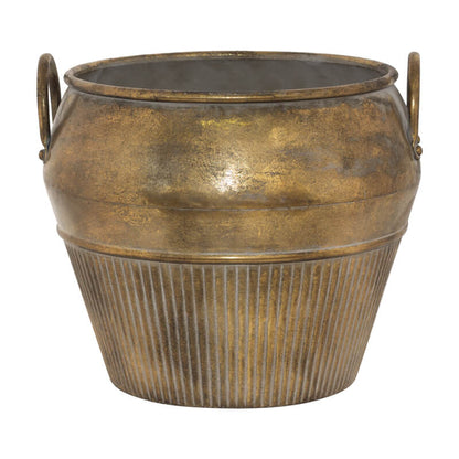 Bali Brass Planter Pot with Handles