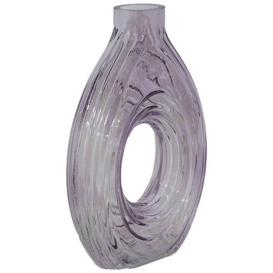 Lilic Oval Glass Vase