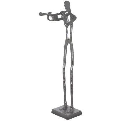 Musicians Human Figurine In Silver