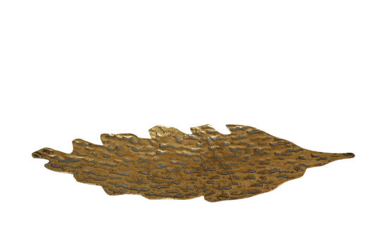 Leaf Tray Antique Gold