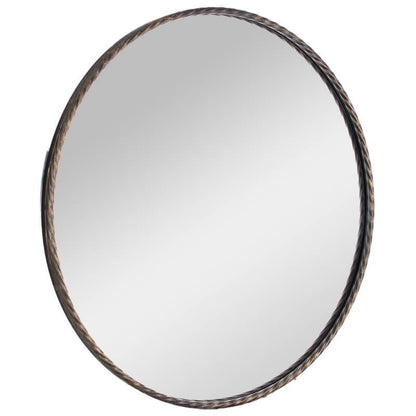 Dranko Metal Braided Frame Mirror - Carly Thella Interior