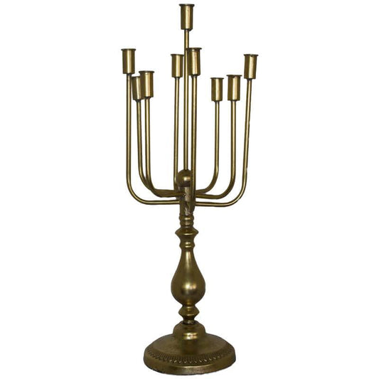 Lucia 8 Arm Antique Candelabra - Carly Thella Interior