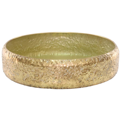 Aurelia Hammered Decorative Bowl – Luxe Gold Finish