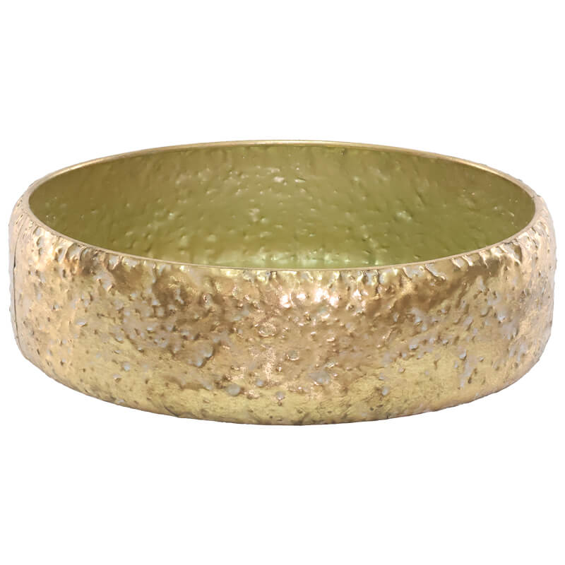 Aurelia Hammered Decorative Bowl – Luxe Gold Finish