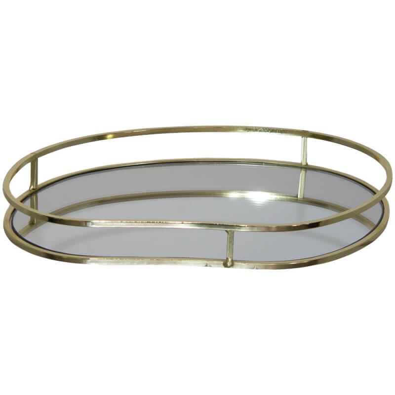 Aldwon Oval Mirror Display Tray - Carly Thella Interior