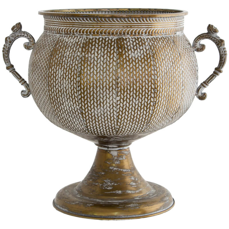 Opma Pedestal Handled Pot Vase