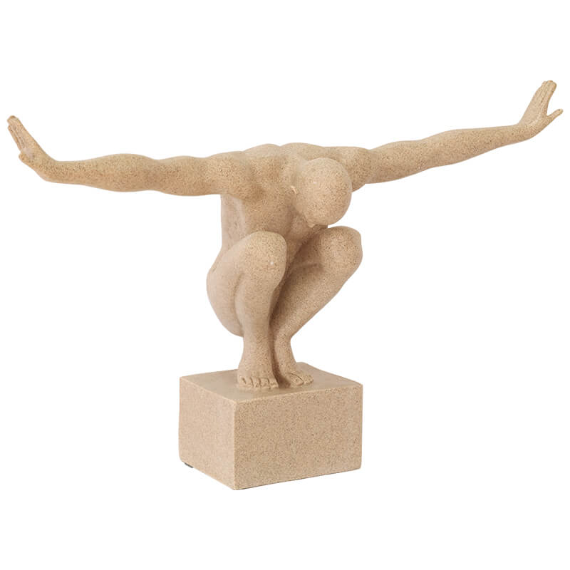 Atlas Poise Sculpture Sandstone Finish