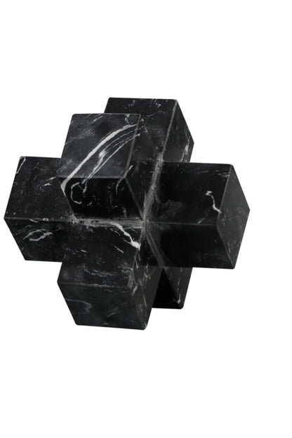 Geometric Marble Paperweight