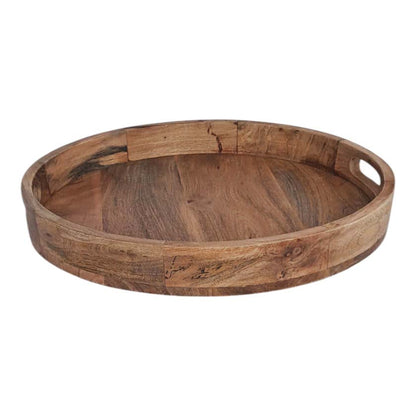 Mango Round Wood Tray