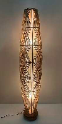 Elips Woven Floor Lamp (Sold Individually)