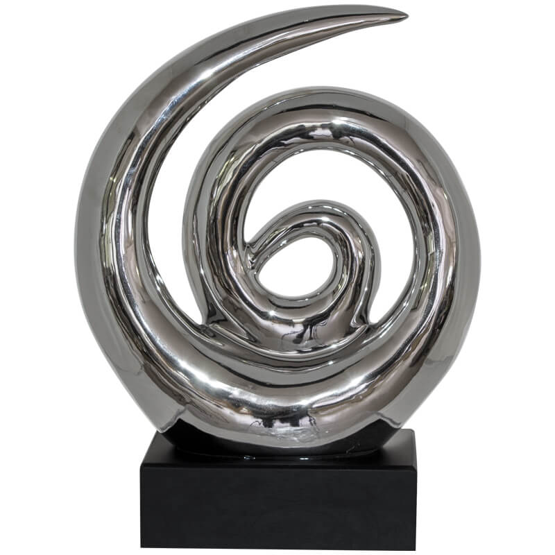 Reinoso Swirling Sculpture - Carly Thella Interior