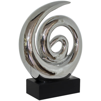 Reinoso Swirling Sculpture - Carly Thella Interior