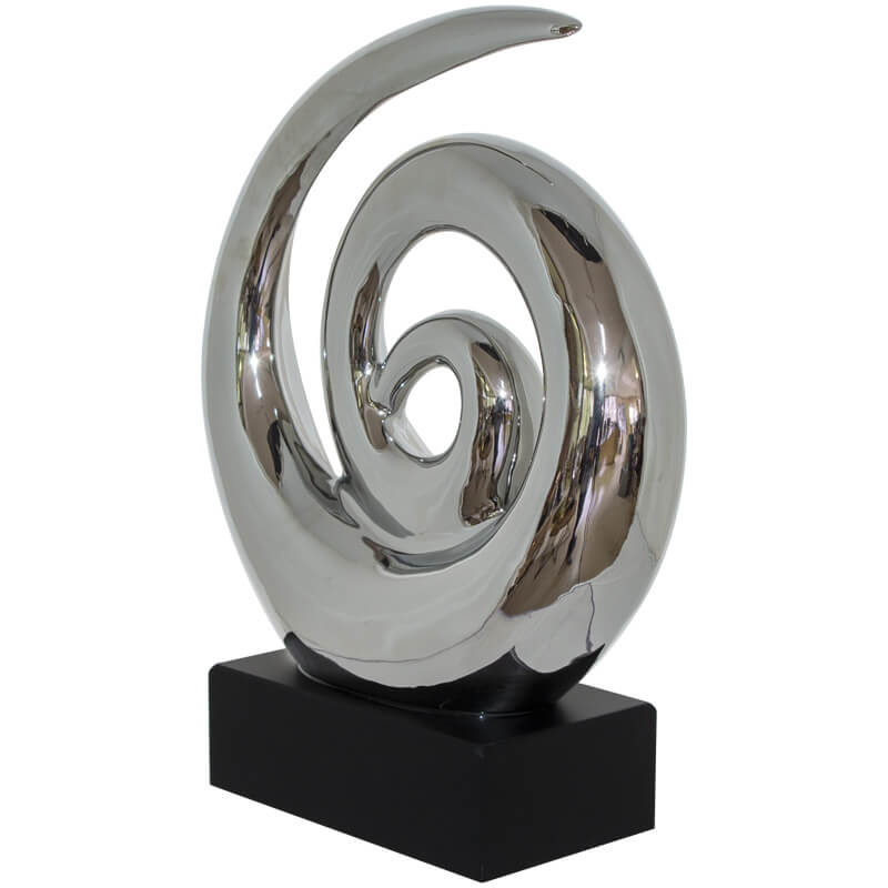 Reinoso Swirling Sculpture - Carly Thella Interior