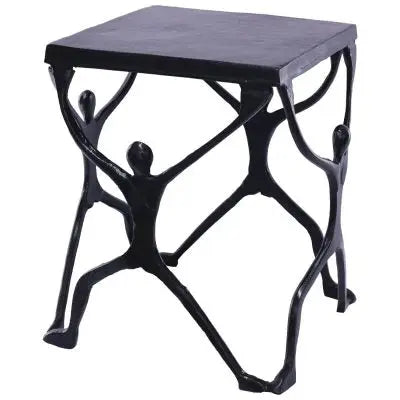 Artistic Silver Aluminium Side Table Trans Natal