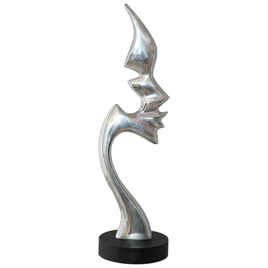 Heleana Woman Face Silhouette Sculpture - Carly Thella Interior