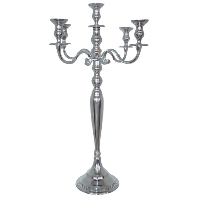 Rosdorf Classic Silver 5-Arm Lite Candelabra