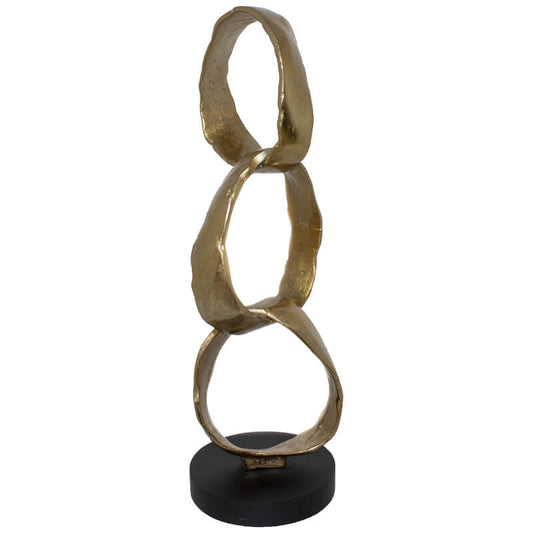 Alu Stacking Ring Abstract Sculpture