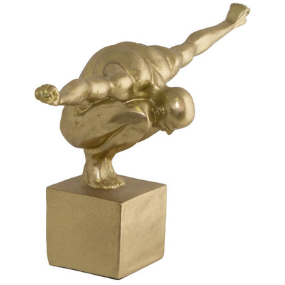 Athlete On Plinth Statue - Carly Thella Interior