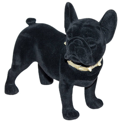 Boston Dog with Gold Collar Figurine