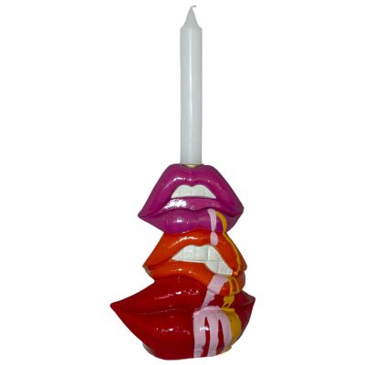 Three-Layer Lips Candle Holder