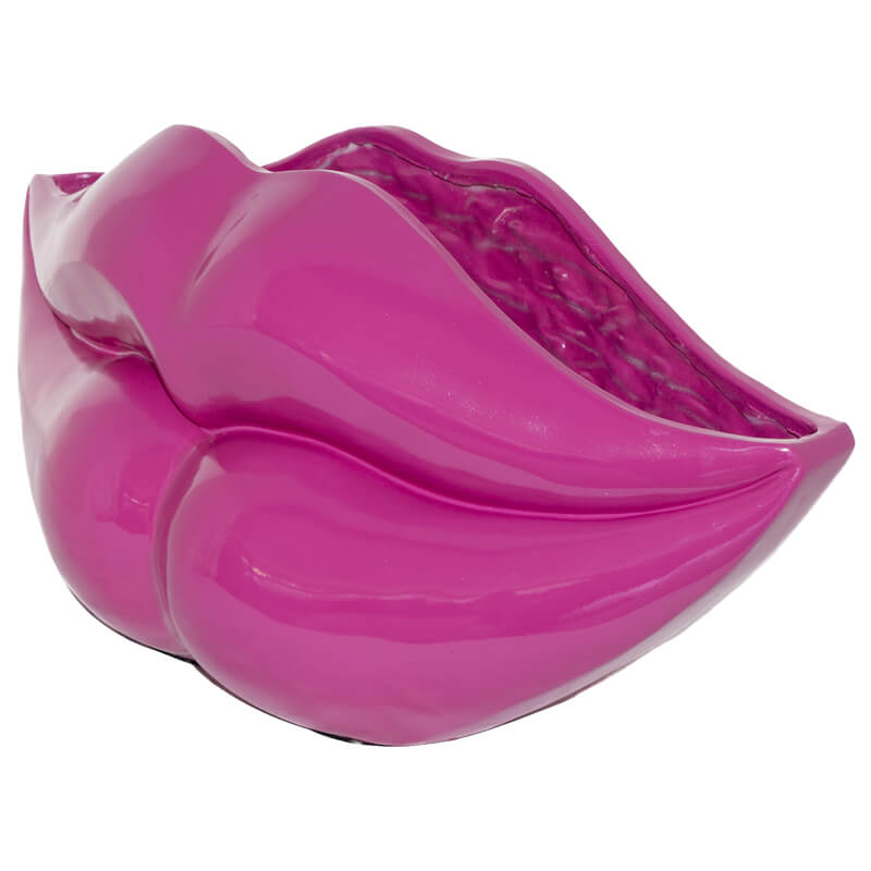 90s Pink Lip Vase - Carly Thella Interior