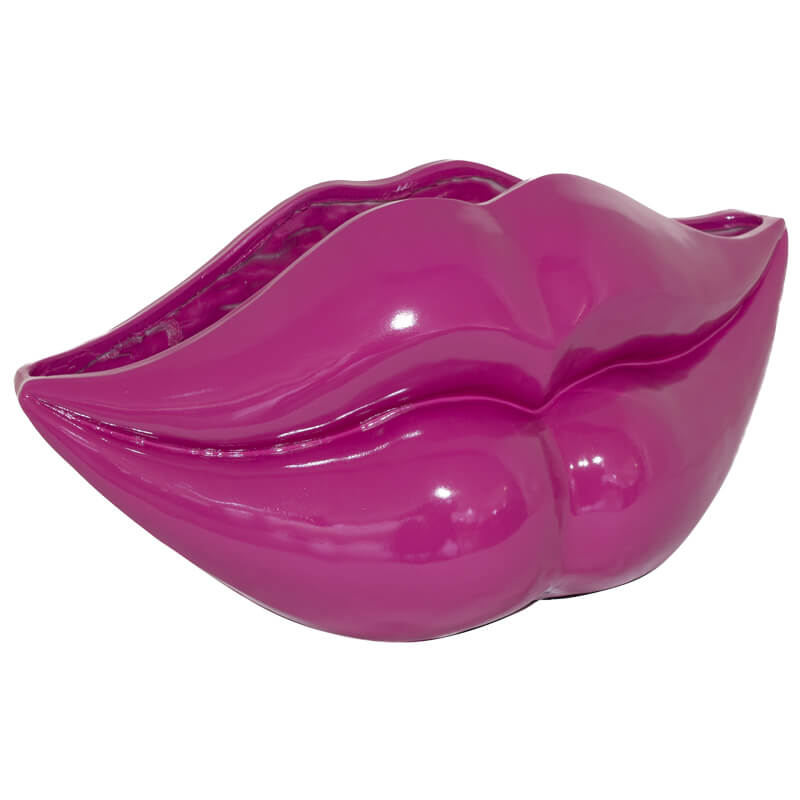 90s Pink Lip Vase - Carly Thella Interior