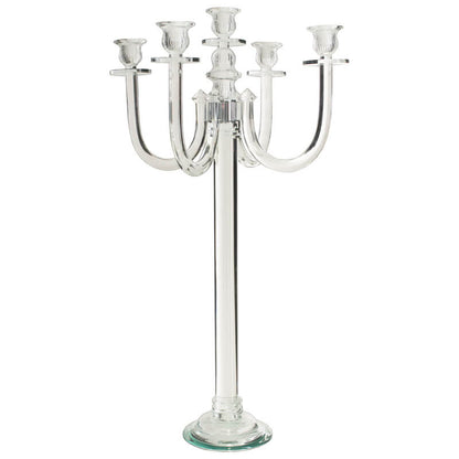 Ritz Crystal 5 Arm Candelabra