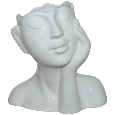 Female Face Vase