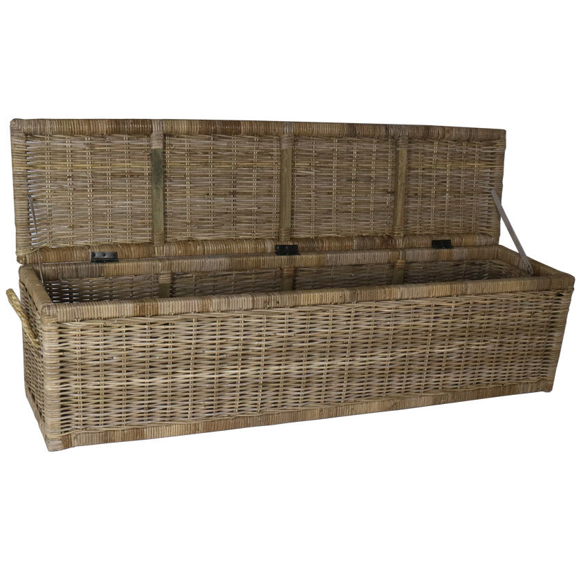 Marunga Natural Woven Rattan Storage Trunk Jumbo