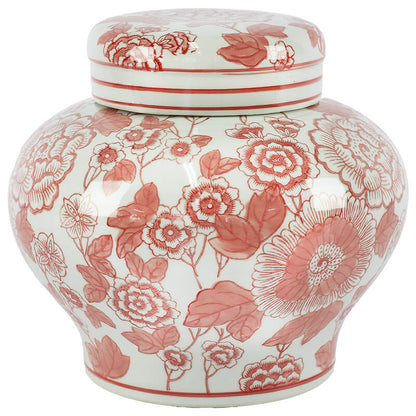 Kangxi Blush Floral Ginger Jar