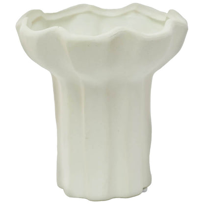 Serene Sculpted Ceramic Vase Collection Trans Natal