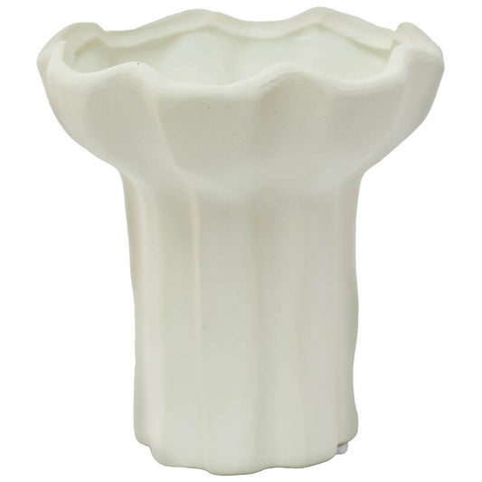 Serene Sculpted Ceramic Vase Collection Trans Natal