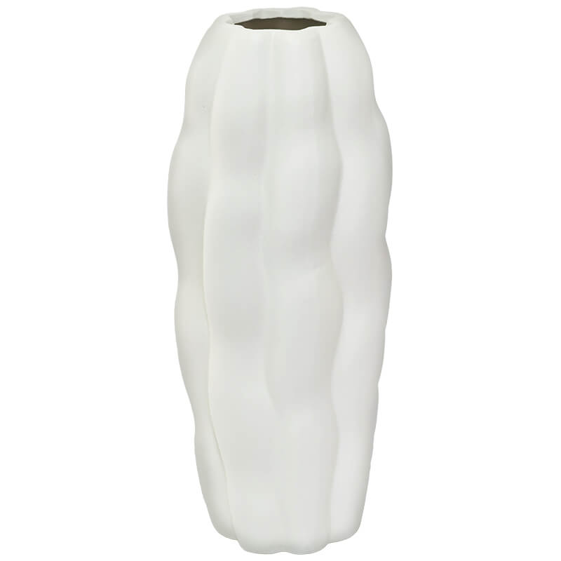Solstice Sculpted Ceramic Vase Trans Natal