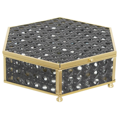 Rhodes Hexagon Decorative Storage Box