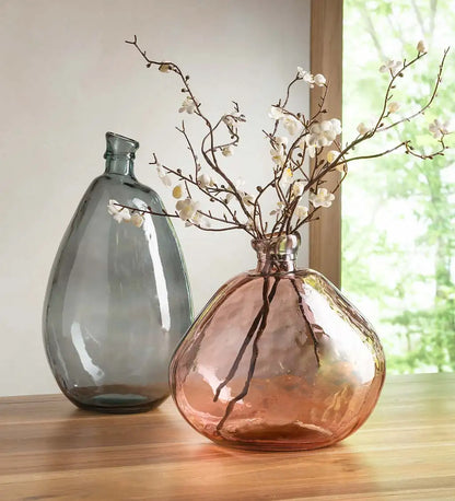 Tall Glass Balloon Vases