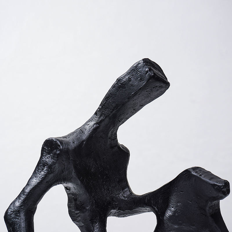 Obsidian Form Abstract Sculpture
