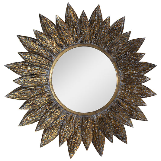 Azure Sunburst Mirror