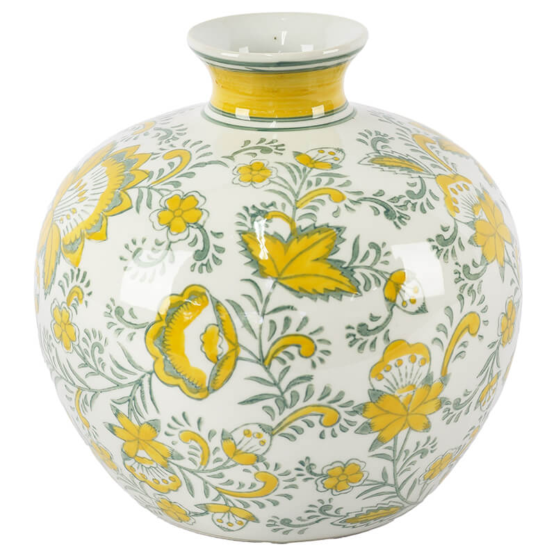 Qinx Floral Ceramic Vase