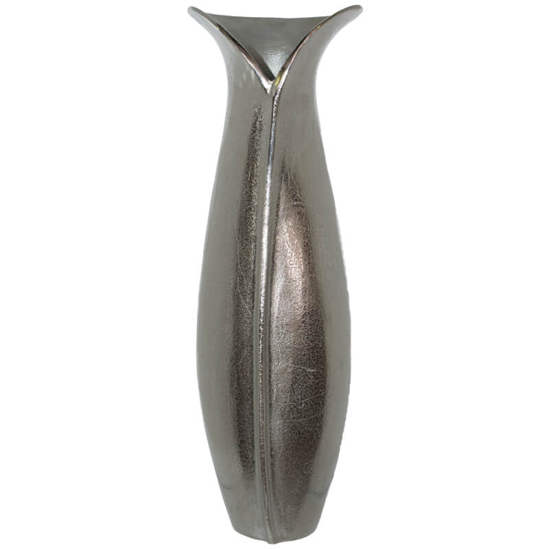 Silver Tulip Vase - Carly Thella Interior