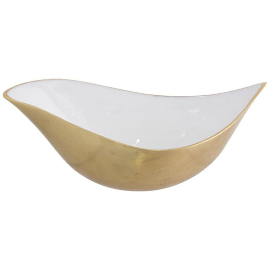 Modern Kendra Bowl Gold - Large - Carly Thella Interior